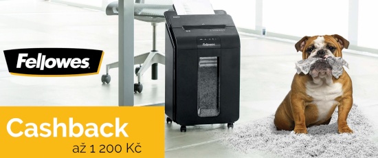 Kupte vybrané skartovací stroje Fellowes a získejte až 1 200 Kč zpět!
