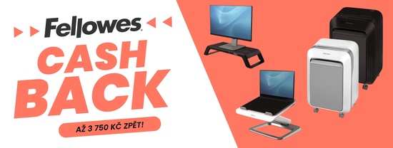 Získejte až 3 750 Kč zpět za nákup vybraných produktů Fellowes!