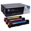 Toner HP 125A tripack CB541A/CB542A/ CB543A pro CLJ CP1215/CM1312