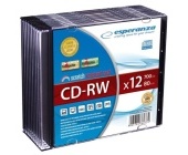 CD-RW, 12x, 80 min., 700 MB, slim box