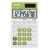 Kapesn kalkulaka Casio SL 300 NC, zelen