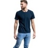Pánské triko CityZen, krátký rukáv, kulatý výstřih, navy, XXL
