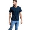 Pnsk triko CityZen, krtk rukv, kulat vstih, navy, XXL