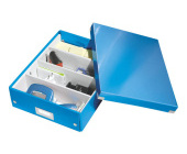 Archivan organizan box Leitz Click-N-Store M (A4), modr