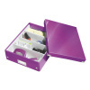 Archivan organizan box Leitz Click-N-Store M (A4), purpurov