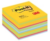 Bloek Post-it 76x76 mm, 450 lstk, ultra barvy