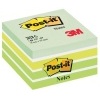 Bloek Post-it kostka 2028 G, 76x76 mm, 450 lstk, zelen