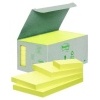 Recyklovan Post-it bloek 655, lut, balen 6 ks