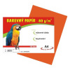 Barevn papr A4, 80 g, oranov, 100 list