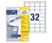 Univerzln etikety Avery 4789, 48,3x33,8 mm, bl, 25+5 l.