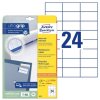 Univerzln etikety 70 x 37 mm, bl, 25 + 5 list - Akce