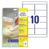 Snmateln etikety Avery L4744REV- 25, 96x50,8 mm, 25+5 list