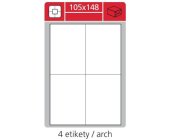 Etikety Economy 105x148.5, 70 gr/m2 (100 list)