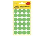 Etikety Avery 3174 koleka, prmr 18 mm, 96 ks, zelen neon