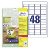 Snmateln etikety Avery L4778REV- 20, 45,7x21,2 mm, 20 list