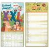 Nástěnný kalendář, Rodinný plánovací XXL 2024