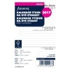 Kalend Filofax, A7, tdenn, 1 dvojlist