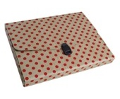 Kufk na spisy Elegant 325 x 251 x 35 mm, erven