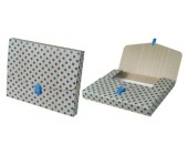 Kufk na spisy Elegant 325 x 251 x 35 mm, modr