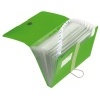 Aktovka na dokumenty A4, 12 pihrdek, zelen