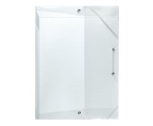 Box na spisy PP A4, hbet 4 cm, transparentn ir