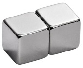 Neodymov magnety RON 860, 10 x 10 x 10 mm, 2 ks