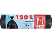 Pytel na odpad Alufix Basic 120 l, 17 mic, ern, 10 ks