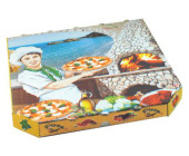 Krabice na pizzu 33 x 33 x 3 cm, typ T6, 100 ks