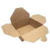 Menubox Kraft PE, nedlen, 19,5 x 14 x 6,5 cm, 1,8 l, 50 ks