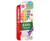 Trojhrann pastelky Stabilo Easy colors pro pravky, 6 ks