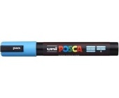 Popisova Posca PC-5M, akrylov, 2,5 mm, svtl modr