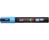 Popisova Posca PC-5M, akrylov, 2,5 mm, svtl modr