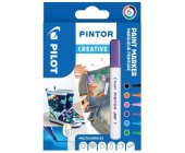 Dekoran popisova Pilot Pintor 4074 Fun, F, 6 ks